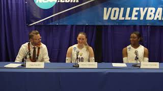 Pitt Volleyball  NCAA Regional Finals Postgame  Dan Fisher Rachel Fairbanks Torrey Stafford [upl. by Elspet]