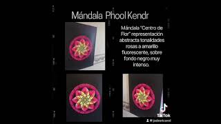 Cuadro Mándala Phool Kendr “Centro de flor”  Modelo LMM’191107 [upl. by Brunhilda]