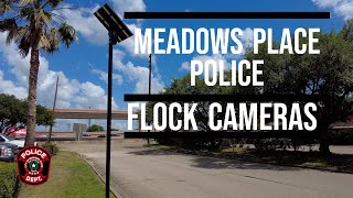 Meadows Place Police  Flock Cameras [upl. by Ahsaetal]