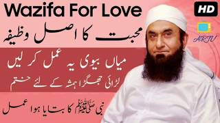 Mian Biwi Mein Mohabat Ka Wazifa  Maulana Tariq Jameel [upl. by Fulbright303]