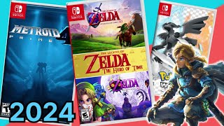 UPCOMING Nintendo Switch Remakes For 2024 [upl. by Atinod177]