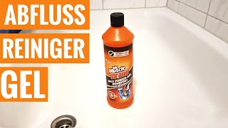 Abfluss reinigen mit Mr Muscle Abfluss Reiniger  Max Power [upl. by Nuhsyar]