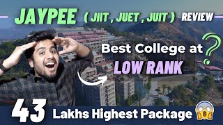 JAYPEE Review 🔥 Cse at low Rank 😍 Cutoff  JIIT Noida  JUET Guna  JUIT Solan College Review [upl. by Elleina]