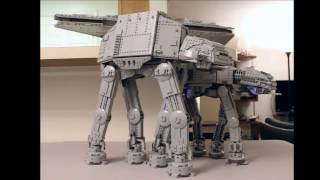 Custom LEGO Imperial ATAT PlusSize [upl. by Ahsinert]