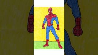 How to draw SpiderMan drawingtutorial [upl. by Ellenod]