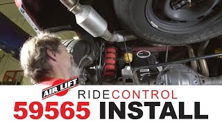 Air Lift Air Bag Kit 59565 Installation  Chevy Silverado 1500 [upl. by Anidnamra454]