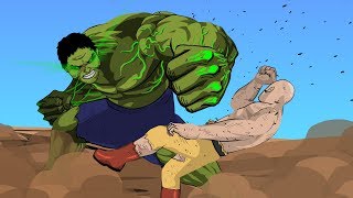 Hulk vs Saitama Animation Part 33  Taming The Beast [upl. by Mahoney503]