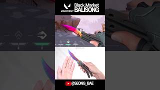 Valorant BlackMarket Butterfly Knife 🥚Easter Egg🥚 IRL [upl. by Athalie881]