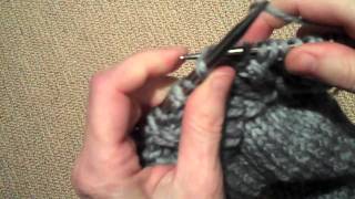 SheKnits Kerfluffle 2  How to work the Tw 2 or TT stitch [upl. by Cleopatra]