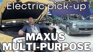 EUROPES FIRST ALL Electric 4x4 Pickup from saic Powerful funky and towing at 35t review ev [upl. by Ardussi]