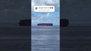 400 meter loaded Container Ship Crossing explore merchantmarine shortvideo ship [upl. by Buzzell684]