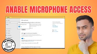 How to Anable Microphone Access on Windows 10 [upl. by Zoe]