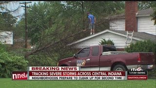 Westside neighborhood prepares to clean up after 2nd round of storms [upl. by Orgalim]