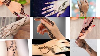 15 simple mehandi design🤩 [upl. by Irpac257]