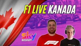 Formel 1 LIVE Großer Preis von Kanada in Montréal 2023  SkyWatchparty Rennen [upl. by Ebag]