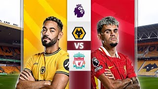 Premier League 2024  LIVE  Wolves vs Liverpool  highlights [upl. by Yor]