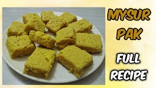 Mysur pak recipes  Mummys recipes [upl. by Ibed181]