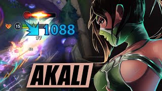 Akali Still OP  1k Magic Crit Damage [upl. by Hanyaz]