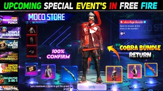 Cobra Bundle Return Confirm 🤯🥳  Free Fire New Event  FF New Event  Upcoming Event In Free Fire [upl. by Anne-Corinne291]