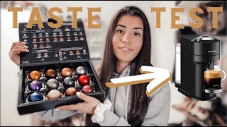 NESPRESSO PODS TASTE TEST WHICH IS THE BEST  NESPRESSO VERTUO NEXT [upl. by Dlared420]