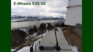 EWheels E2S v2 fortsetter å imponere Bakketest til Fjellstua i Ålesund [upl. by Amitie738]