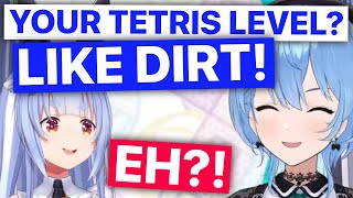 Suisei quotPekoras Tetris Level Is Like Dirtquot Hololive Eng Subs [upl. by Aliak854]