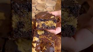 Brown Butter Brookies Recipe food dessert foodies brownies browniesviral foodlover cookies [upl. by Tressia124]