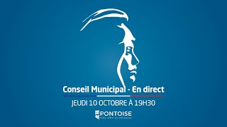 Conseil municipal de Pontoise  10 octobre 2024 [upl. by Acceb706]