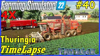 FS22 Timelapse Thuringia 4x 40 Last Of The Parsnips [upl. by Eittah]