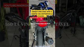 OLHA COMO FICOU O CHASSI DESSA CG 160😮 canalmaori250 yamaha maorivlog automobile motorcycle [upl. by Olivie]