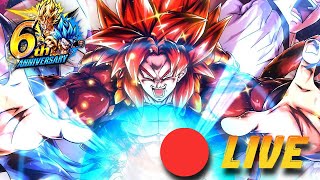 🔴LIVE🔴ALL HAIL ULTRA SSJ4 GOGETA 6th Anniversary Reveals amp Stuff pt3  Dragon Ball Legends [upl. by Dam]