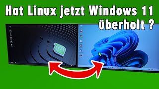 Hat Linux jetzt Windows 11 überholt ❓️ Linux Mint 21 besser als Windows 11 [upl. by Loria]