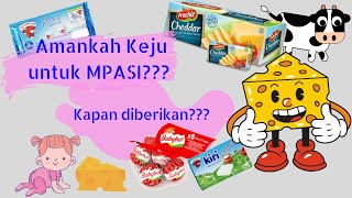 Amankah Keju untuk MPASI  Takut bayi alergi [upl. by Anitsyrc]