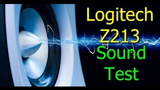 Logitech Z213 Sound Test [upl. by Priscella148]