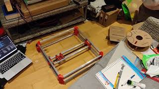 Prototype corexy printer gantry [upl. by Dekow]