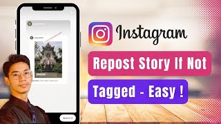 How to Repost Story on Instagram If Not Tagged [upl. by Sirama]