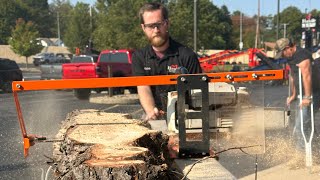 Portable Chainsaw Mill Logosol F2 [upl. by Ambrose461]