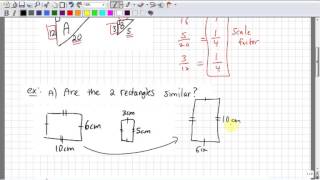 Apprenticeship and Workplace Math 10 62  Determining Similar Polygons [upl. by Bray]