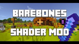 Minecraft PE  Bare Bones  Shaders 2 Minecraft Trailer Texture Pack [upl. by Arbuckle]