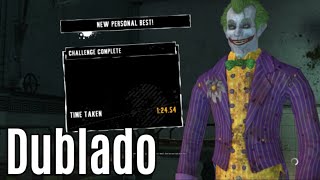 Falas Do Coringa No Modo Challenge Dublado Batman Arkham Asylum [upl. by Ruiz779]