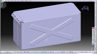 CATIA V5  GENERATIVE SHEETMETAL DESIGN [upl. by Atekal]