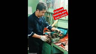 Adjusted Hoisting gear limit switch Crane hoisting crane limitswitch electrician bulk shorts [upl. by Ayahsal801]