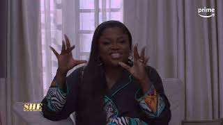 Funke Akindeles SHE quotShe Must Be Obeyedquot INTERVIEW  PrimeVideo  TV Series [upl. by Arnaldo]