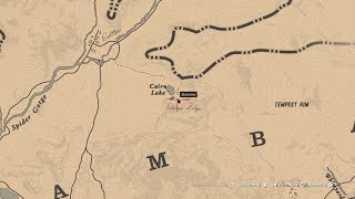 Red Dead Redemption 2  Poisonous Trail treasure map 1 [upl. by Sinnaoi]