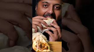 ASMR  Chicken Gyro  No Talking Eating Sound trending viralvideo asmr [upl. by Marcin282]