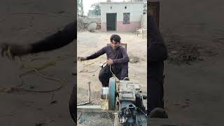 Amazing chair experiment startup 20hp diesel engine experimint shortfeed videos [upl. by Rumilly]