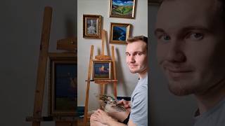 Advanced level Art process painter painting acrylicpainting 🎨 [upl. by Palecek]