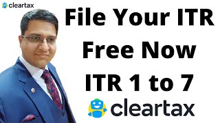 How To File ITR Free With Cleartax  File ITR Before Due Date [upl. by Attekram]