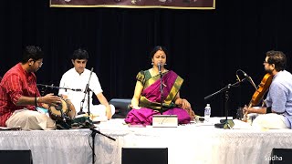 Carnatic Vocal Concert by Vid JB Keerthana at SSVT on Oct 05 2024 [upl. by Hebe]