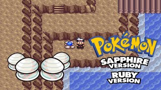 How to get All the Shoal Shell in Pokemon Ruby amp Sapphire [upl. by Kadner569]